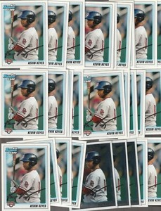 KEVIN KEYES LOT OF 25 - 2010 1st BOWMAN CARD BASEBALL ROOKIE CARD NATIONALS 