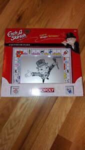 ETCH A SKETCH MONOPOLY GAME COLLECTORS EDITION 60 YEARS genuine