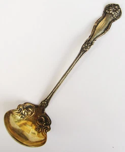 Antique Wm A Rogers ARBUTUS Floral Motif Silverplate CREAM LADLE / SPOON 6" Long - Picture 1 of 1