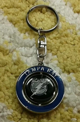 Tampa Bay Lightning NHL hockey spinner Keychain Keyring New Cover