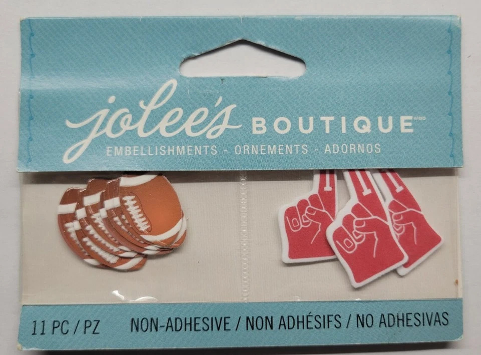 Jolee's Boutique Pelotas de Fútbol y Dedos de Espuma 11 Piezas No Adhesivo Foto 1 de 2
