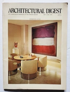 Architectural Digest Magazine May June 1972 Chinese Art - Picture 1 of 3