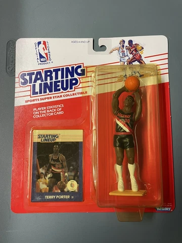 1988 Terry Porter Portland Trail Blazers Kenner NBA Starting Lineup SLU CLEAN! Cover