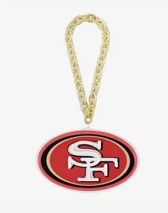 San Francisco 49ers Neon Light Up Big Logo Kette Neu - Bild 1 von 6
