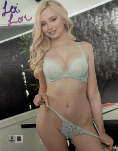 Lexi Lore signed 8x10 Foto Erotik Star original Autogramm BAS Beckett COA sexy! - Bild 1 von 1