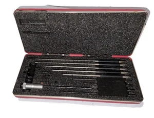 JUEGO PINZA MICRÓMETRO INTERIOR STARRETT 124BZ, Rango 7-12”, NSN 5210-01-372-3007 - Imagen 1 de 5