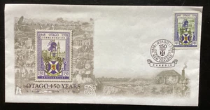 Cubierta Cenicienta Otago 150 años 80c 1998 nueva, Dunedin especial pmk (NZF215) - Imagen 1 de 2