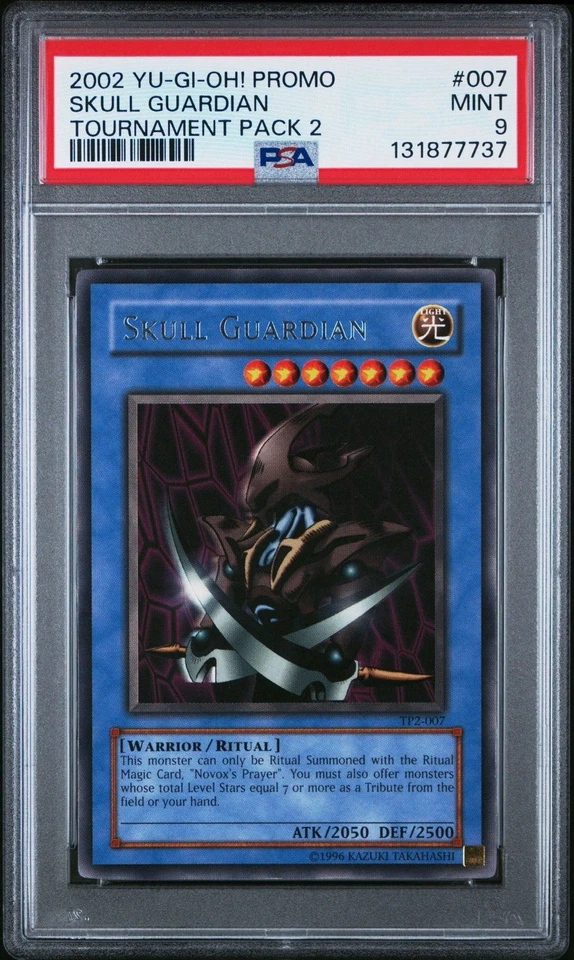 2002 Yu-Gi-Oh! Skull Guardian Tournament Pack 2 TP2 Rare PSA 9 - Image 1 of 2