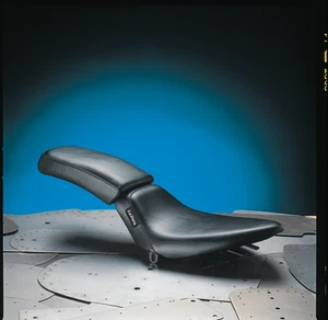LE PERA Bare Bones Pillion Pad - Smooth - Black - Fits FX/FL '64-'84 LN-002P - Picture 1 of 1