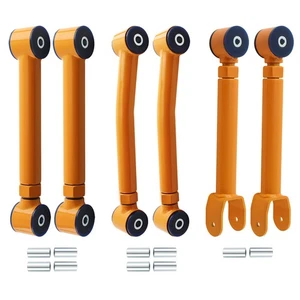 6x Heavy Duty Adjustable Control Arms Set For 1997-2005 2006 Jeep Wrangler TJ - Picture 1 of 9