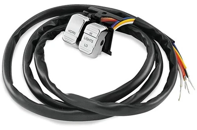 Harley-Davidson Sportster 883 Hugger 2003 XLH883HUG regulador/interruptor de bocina - cromo Foto 1 de 2