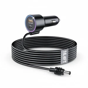 Starlink Mini 3-in-1 Cable 16.4FT (5M) – Car Charger DC Power & Data Cord - Picture 1 of 7