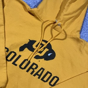 Colorado Buffaloes Graphic Hoodie Mens Small NCAA Football Gorpcore Cabincore - Picture 1 of 9