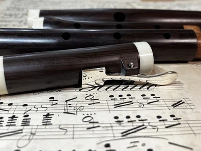 Barocke Traversflöte Holz Querflöte, a=440Hz neuwertig - Bild 1 von 4