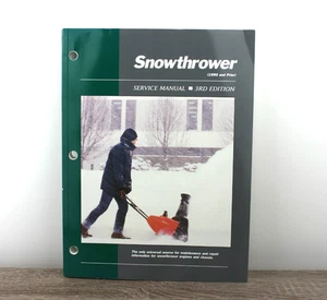 1990 and Earlier Snowthrower Blower Service Repair Maintenance Manual 3rd Editio - Picture 1 of 10