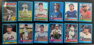 2024 Topps Heritage Light Blue Sparkle Lot (12) Inserts + Bob Gibson News - Picture 1 of 1