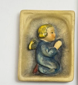 Placa de pared de oración de ángel Goebel Hummel rara - Imagen 1 de 2