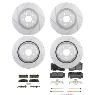 Bosch QuietCast Semi-Metallic Brake Pad and Rotor Kit Kit For 15-20 Dodge Foto 1 de 4