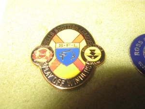 RARO ANTIGUO 2006 PARTICK THISTLE CLUB DE FÚTBOL PLAY OFF GANAR ESMALTE PRENSA PIN INSIGNIA - Imagen 1 de 1