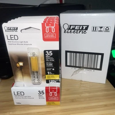 Feit Electric BP35G9/830/LED/6 35-Watt EQ DM G9 Base T4 Specialty LED Light B... - Image 1 of 2