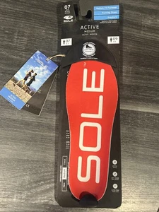 New Sole Active Medium Plantar Fasciitis Insoles Men's Women's Size M 7 W 09 - Picture 1 of 2