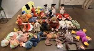TY BEANIE BABIES - LOT OF 27 MISCELLANEOUS - "RETIRED" - NEW W/TAGS - Picture 1 of 4