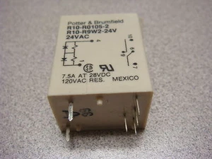 (1) R10-R0105-2 P&B 24VAC 24V RELAY R10-R9W2-24V NEW USA SELLER - Picture 1 of 1