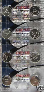 Maxell LR44 1.5V Button Cell Battery 8 Pack - Picture 1 of 1