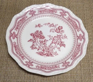 Vintage Antique Mason's Red Manchu Ironstone Floral Transferware 8" B&B Plate - Picture 1 of 4