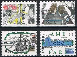 Nederland Postfris 1996 MNH 1694-1697 - Ontdekkingsreizen - Picture 1 of 1