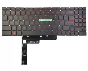 New MSI Bravo 15 B5DD MS-158K Bravo 15 B5ED Laptop Keyboard US With Red Backlit - Picture 1 of 4