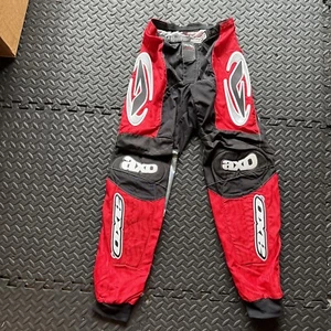 Vintage AXO Team Issue Bmx  Race Pants Mens 30 Red - Picture 1 of 4