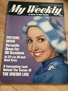 My Weekly Magazine 1972 The Onedin Line feature, Peter Gilmore, Anne Stallybrass - Picture 1 of 1