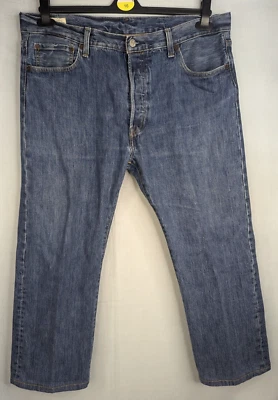 Levi - 501  Premium - Big E - Button Fly - Blue - Waist 37" L26" - Image 1 of 4