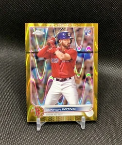 2022 Topps Chrome SONIC Connor Wong /50 GOLD WAVE REFRACTOR SP Rookie Card #39 - Picture 1 of 15