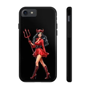 Estuches resistentes para teléfono sexy Diablo Pinup Girl - Imagen 1 de 96