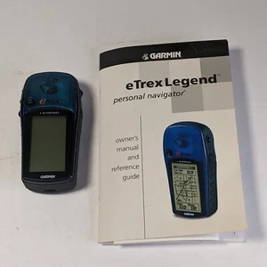 Garmin eTrex Legend Blue Handheld LCD Display Waterproof Hiking GPS Navigator - Picture 1 of 4