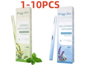 Herbal Diffuser with Mullein Thyme Mint For Lung Health Quit Smoking Fresh Air - Picture 1 of 29