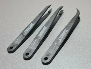 Jakemy Anti Static ESD Safe 3 Piece Tweezer Set JM-T11 - Picture 1 of 3