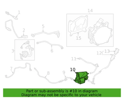 Mercedes Benz GLA35 AMG GLA250 2021-2024 Vapor Canister Filter 2474700159 - Image 1 of 3