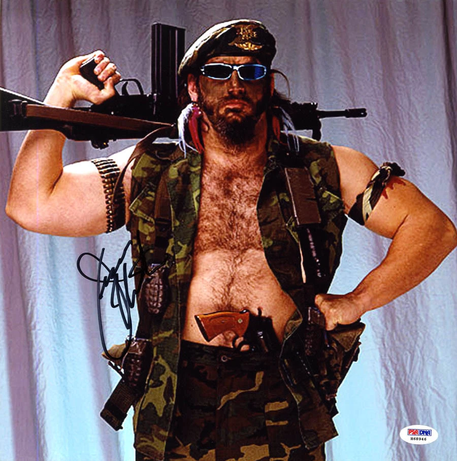 Jesse "The Body" Ventura SIGNED 12x12 Photo Predator WWE PSA/DNA AUTOGRAPHED - Image 1 of 1