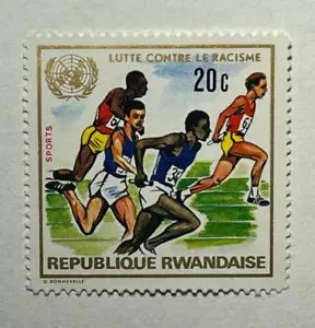 Rwanda Scott 486 Stamp - Relay Race Munich Olympics 1972 (Mint) X46_24 - Picture 1 of 2