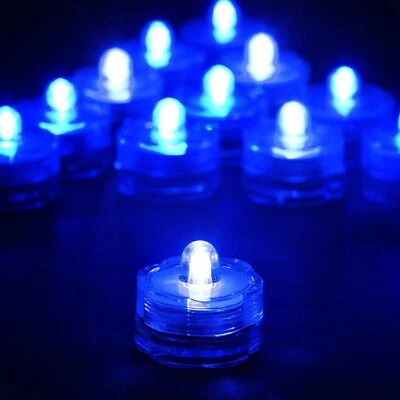 12 piezas Luces LED Pequeñas Sumergibles para Jarrones Boda Fiesta Eventos Centros de Mesa Foto 1 de 4