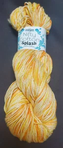 Yellow/ Orange Nifty Cotton Splash Variegated Yarn 185 Yds 100 G Color 202 - Picture 1 of 4