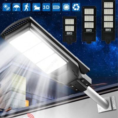 LED solar lamp street lamp with motion detector street light 600W 800W 1000W - Image 1 of 4