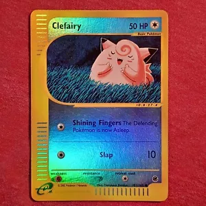 Pokemon 2002 WOTC Expedition Base Set: Clefairy 101/165 Reverse Holo Rare - MP - Picture 1 of 8