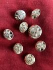 7 x Royal Corps of Transport Metallic Buttons T409