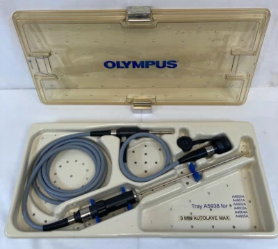 Olympus A4805A EndoEye 5mm 0° Video Laparoscope w/ A5938 Sterilization Case - Image 1 of 4