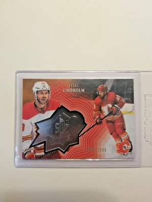 2021-22 Upper Deck Hockey Extended Series SPx Finite Elias Lindholm SF-7 /2999 - Image 1 of 2