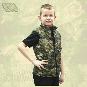 CHALECO EJÉRCITO EE. UU. NIÑOS ADOLESCENTES PESCA SENDERISMO AL AIRE LIBRE PAINTBALL PROTECCIÓN CONTRA EL FRÍO - Imagen 1 de 4